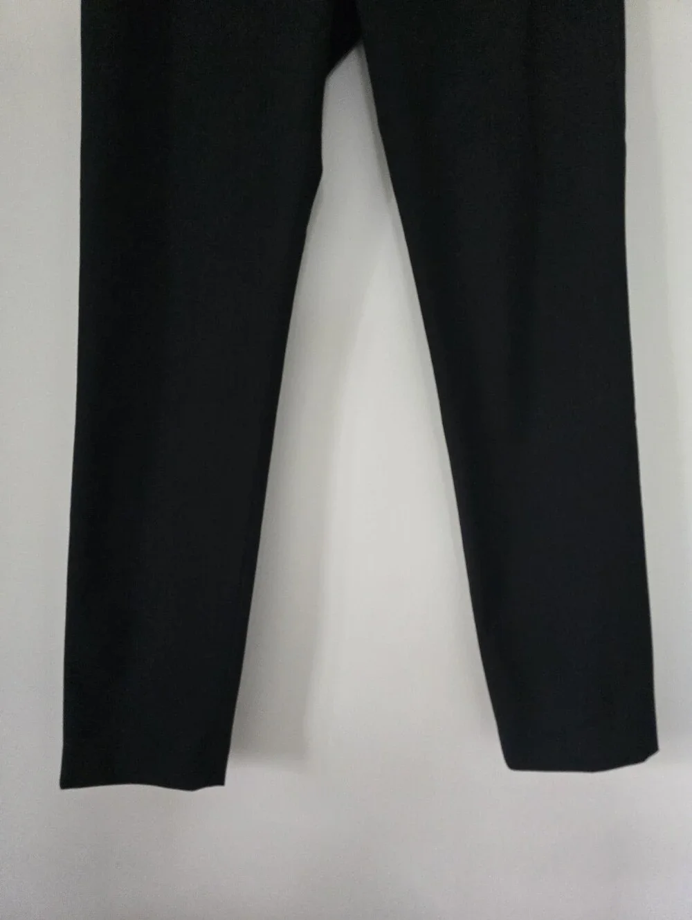 Veronica Beard Renzo Clean Waistband Pant Black Cropped Slim Leg Wool Pant Sz  2